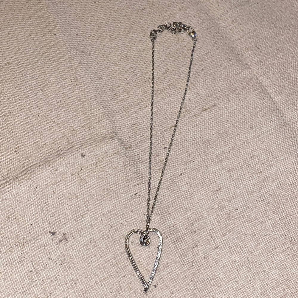 Brighton adjustable heart necklace
